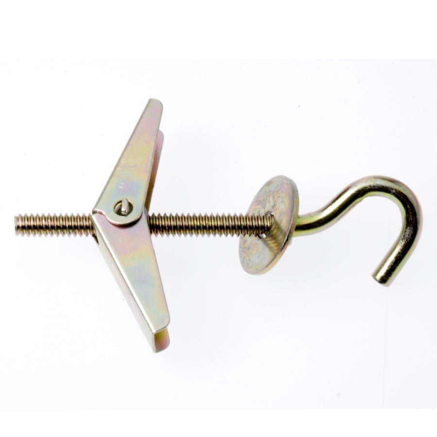 Everhang 25mm Zinc Plated Steel Toggle Cup Hook - 2 Pack