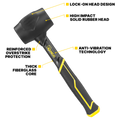 Kango 680g Black Rubber Mallet - High Density Rubber - Durable Design - Black - SuperSaverAU - view 2