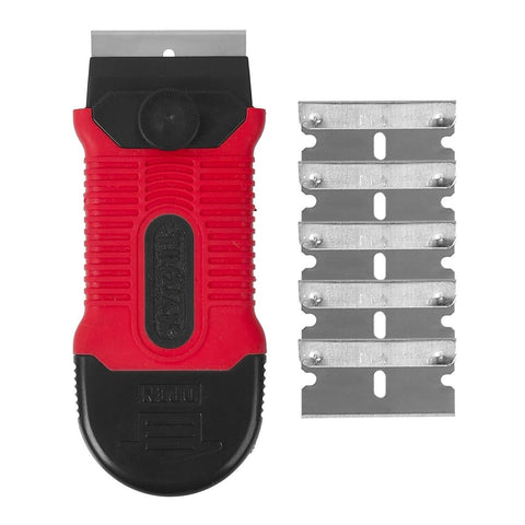 Trojan Safety Scraper - 5 Blades - Rubber Grip - General Purpose - SuperSaverAU - view 1