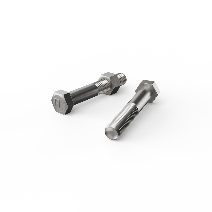 Zenith Hex Head Bolt - M12 x 75mm - 10 Pack - Stainless Steel 304 - Rust Resistant - SuperSaverAU - view 1