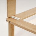 Zinus Double Bamboo Bed Frame - Natural Bamboo and Metal, Built-In Headboard, Slatted Base - AU-FPWNH2ZC-08D