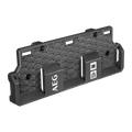 AEG 3 Port 18V Battery Holder - Holds 3 Batteries - High-Impact Resin - 114mm x 26mm x 294mm - SuperSaverAU - view 1