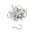 Everhang Cup Hooks - 18mm - PVC - Easy Installation - 25 Pack - SuperSaverAU - view 1
