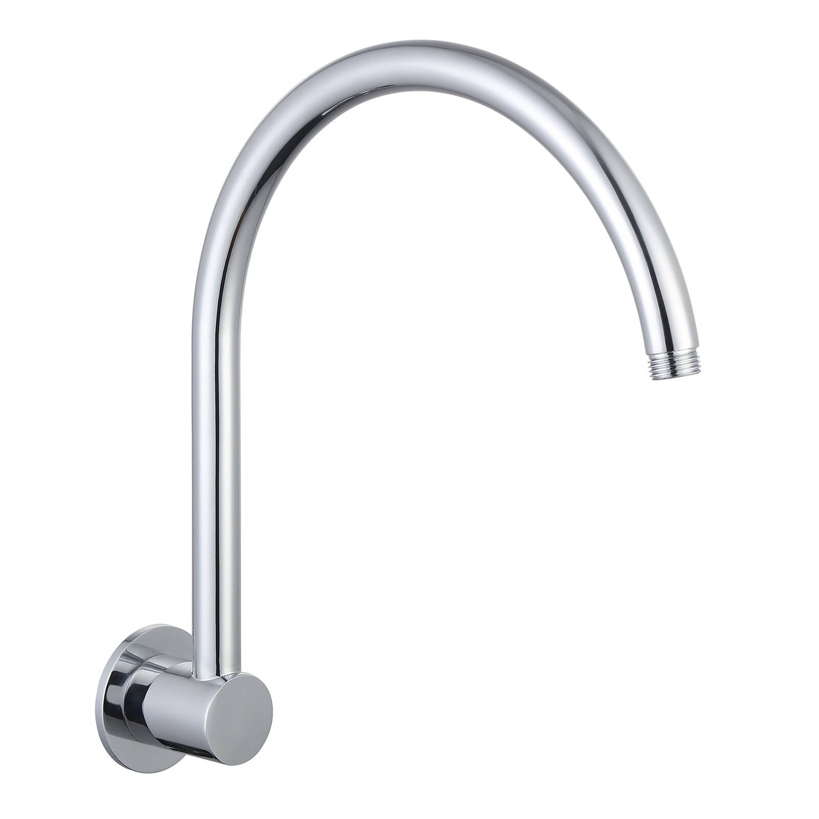 Mondella Resonance 300mm Chrome Gooseneck Shower Arm, Grade 304 Stainless Steel