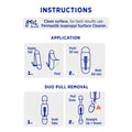 Permastik Medium Clear Kitchen Hooks - 4 Pack, Holds 750g