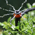 Holman Barbed Drip Irrigation PC Emitter on Spike 5 Pack - Black & Orange Plastic