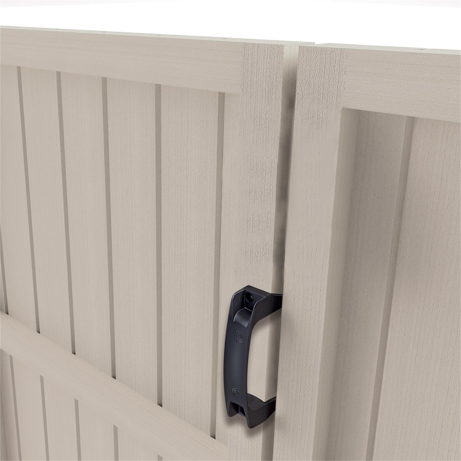 D&D Technologies LokkLatch S3 Gate Handle, Black, Polymer, Left & Right Hand Opening
