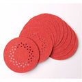 Diablo 125mm Mixed Grit Abrasive Random Orbital Sheets - 50 Pack - Red - SuperSaverAU - view 2