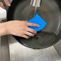 All Set Non Scratch Cellulose Sponge Scourers 3 Pack - 20mm x 74mm x 115mm - Blue - Gentle on Surfaces - SuperSaverAU - view 5