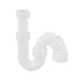 Haigh 32mm PVC Telescopic Space Trap, Adjustable S or P Style, White Push-Fit