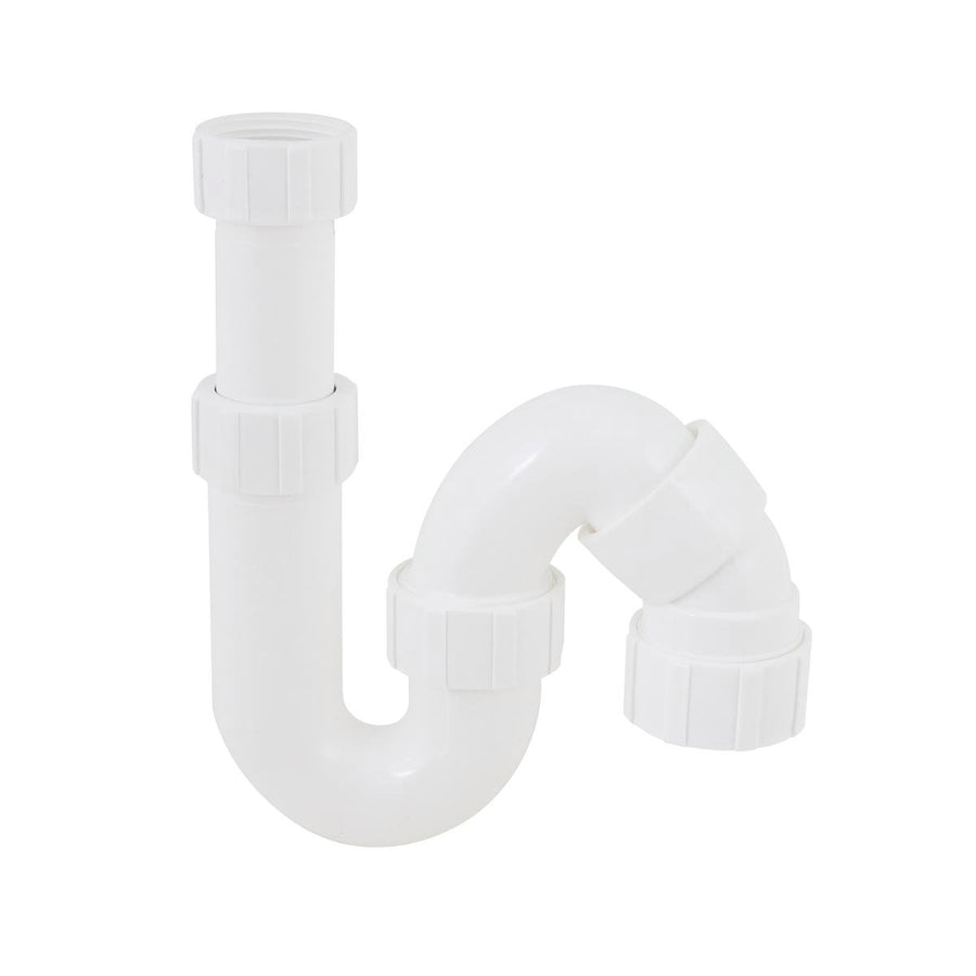 Haigh 32mm PVC Telescopic Space Trap - Adjustable - Easy Install - SuperSaverAU - view 1