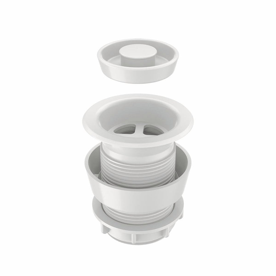 Caroma Plug and Waste - 40mm - White - Plastic - Durable - SuperSaverAU - view 1