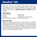 Sika Sikaflex 291 Marine Sealant - 310ml - Black - Weather Resistant - SuperSaverAU - view 3