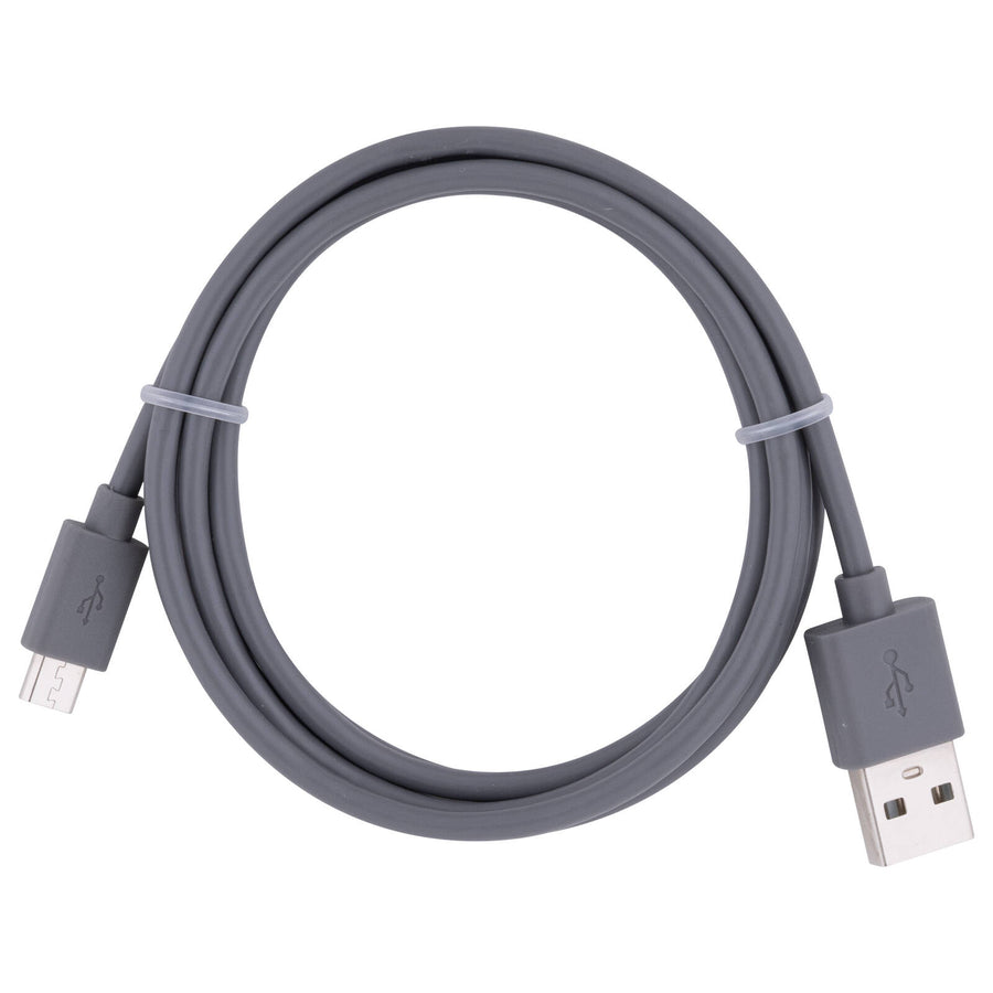 Click 1.2m Micro USB Cable CLK1010B - Grey, Charge & Sync