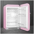 Smeg 50s Retro Style Happy 135L bar fridge - right hinge, pink, 6 star energy rating - FAB10HRPK6