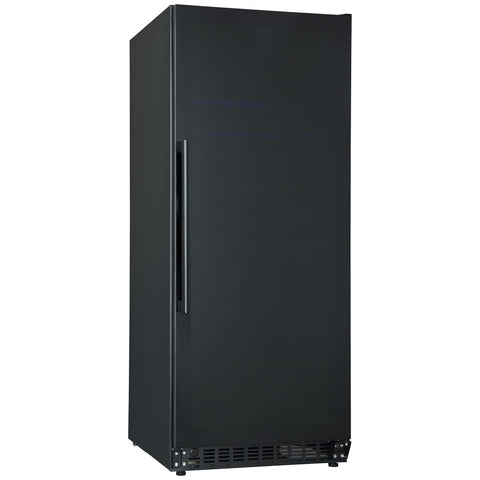 Cantina 127 Bottle Single Zone Wine Cabinet - Black Tinted Glass, Freestanding or Built-In - CCWIS116DB