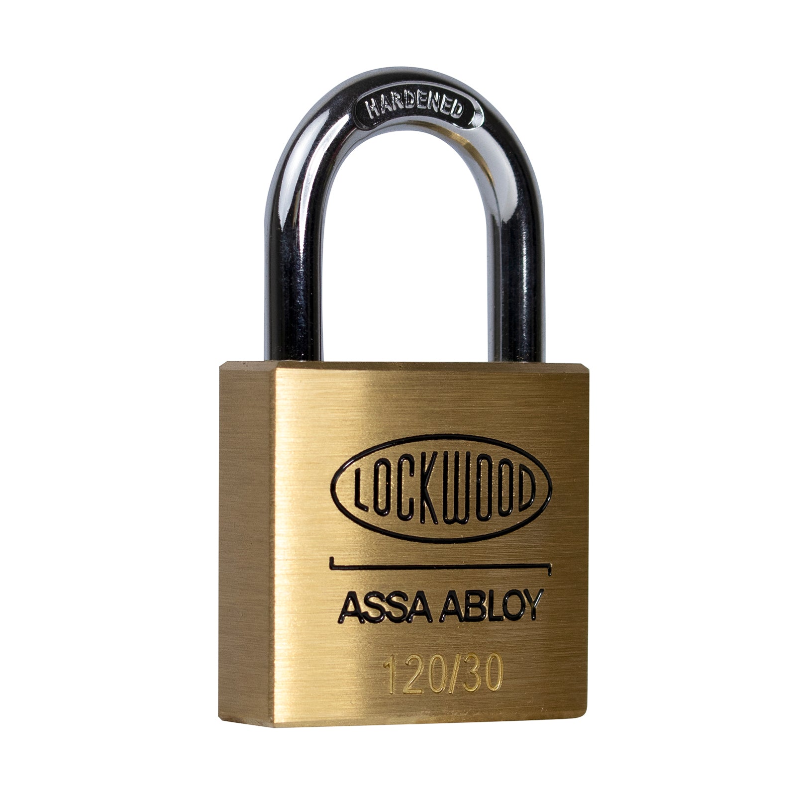 Lockwood 30mm Solid Brass General Purpose Padlock, 2 Pack, Double Locking