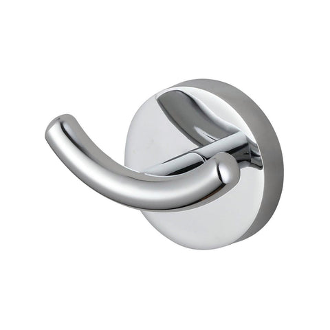 Mondella Chrome Double Robe Hook - 70mm x 42mm x 48mm - Metal - SuperSaverAU - view 1
