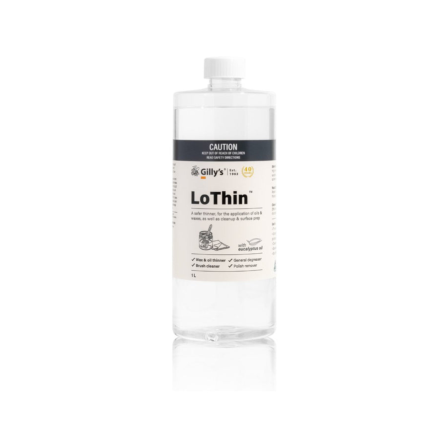 Gilly S Lothin Thinner and Cleaner - 1.2kg - Highly Refined Mineral Solvent - Thinner and Cleaner for Oils and Waxes - SuperSaverAU - view 1
