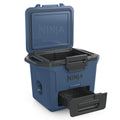 Ninja 28L FrostVault Hard Cooler with Dry Zone - Lakeshore Blue, Lockable Lid, Fits 48 Cans - FB131BL