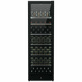Vintec 198 Bottle Multi-Zone Wine Storage Cabinet - Black, UV-Protected Glass Door - VWM198SBA-R