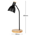 Verve Design Lexi Black Desk Lamp E14 25W Adjustable Head ATL358BK