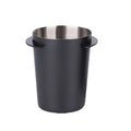 58 mm Stainless Steel Coffee Catcher for Espresso Handles - Black