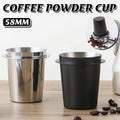 58 mm Stainless Steel Coffee Catcher for Espresso Handles - Black - view 2