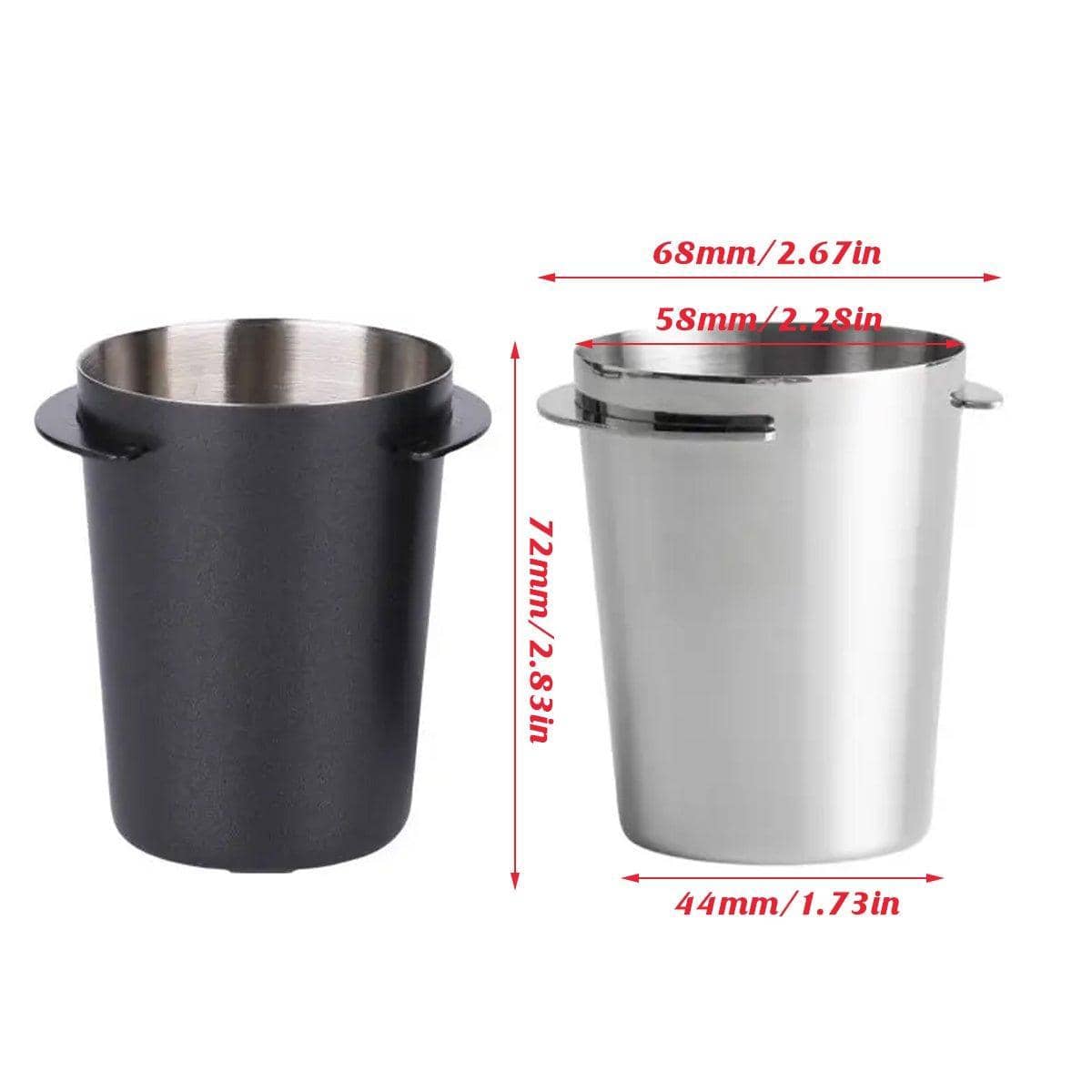 58 mm Stainless Steel Coffee Catcher for Espresso Handles - Black - view 4