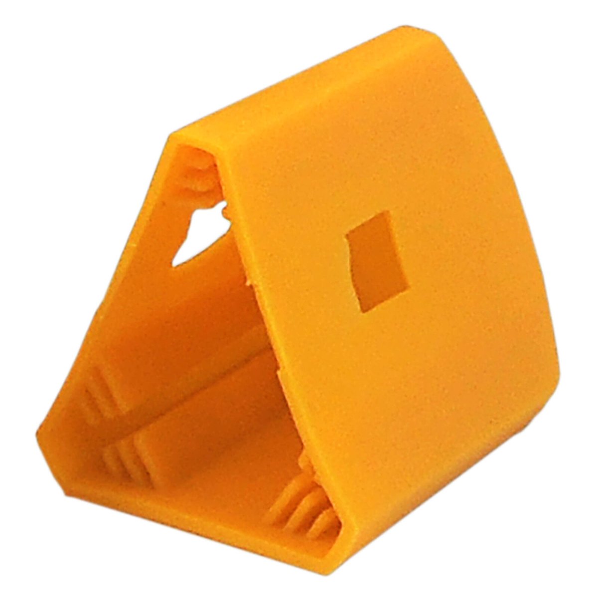 Jack Post Cap Yellow - 60mm Plastic - Snug Fit - High Visibility - SuperSaverAU - view 1