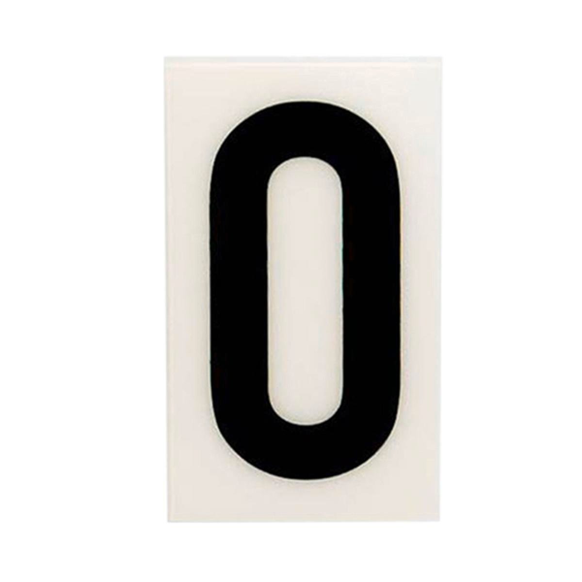 Sandleford 85mm White Self Adhesive House Letter O - Durable Polycarbonate - SuperSaverAU - view 1