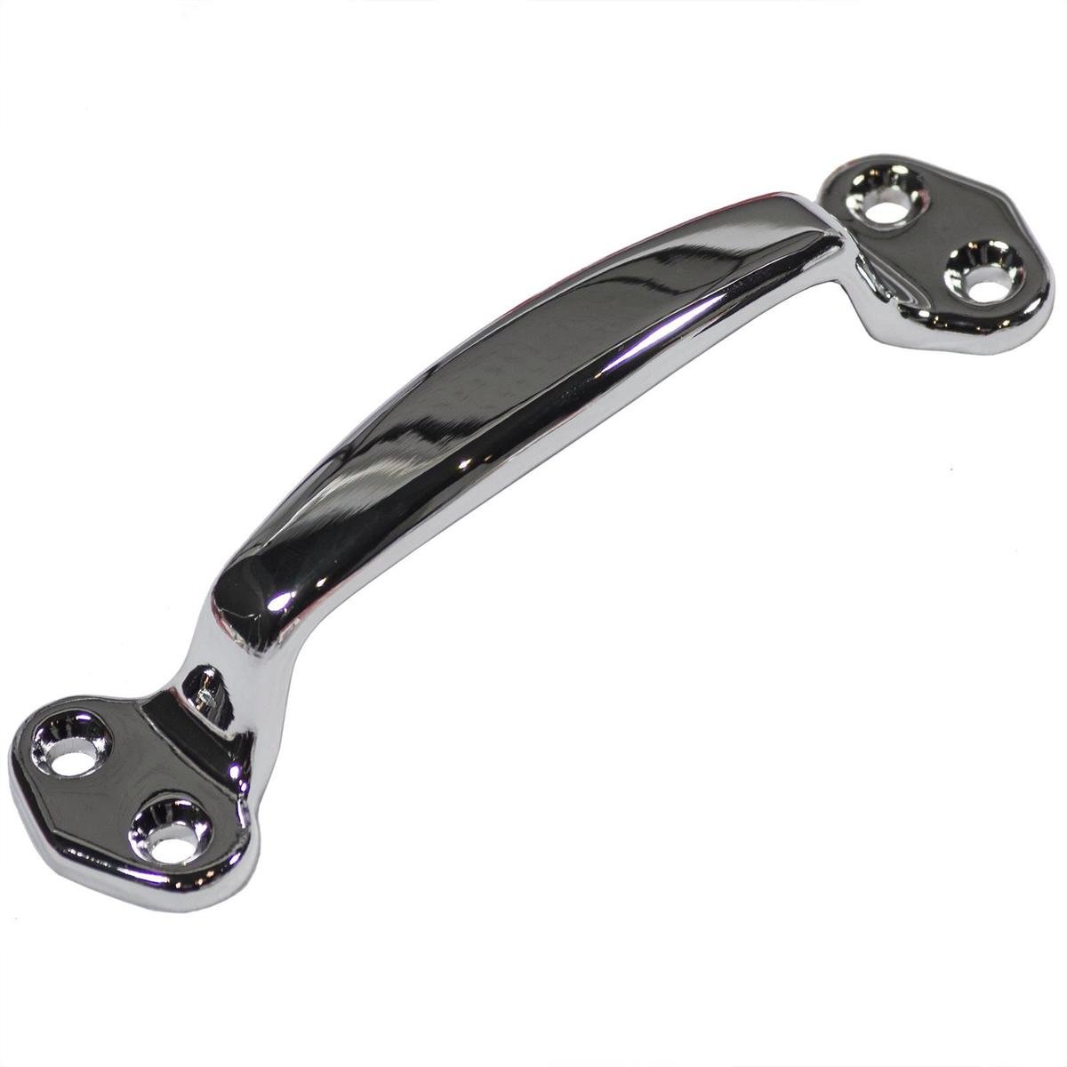 Goliath 210mm Metal Pull Handle - Chrome Plated - Steel - Weather Resistant - SuperSaverAU - view 1
