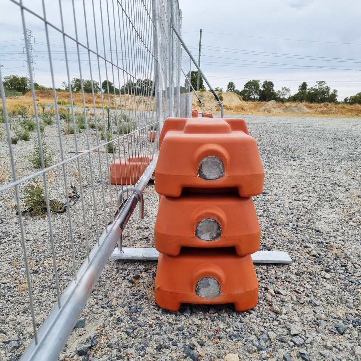 Rapidmesh Temporary Fence Hook Stay 500mm x 65mm x 450mm - Heavy-Duty Steel - SuperSaverAU - view 2