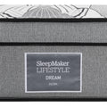 SleepMaker Dream King Mattress - Plush Feel, Full Width Pocket, Cloud Top - L98048GM