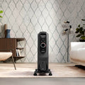 DeLonghi Dragon 5 Pro 2400W Oil Column Heater - Grey - WiFi App Connectivity - TRD51024WIFI