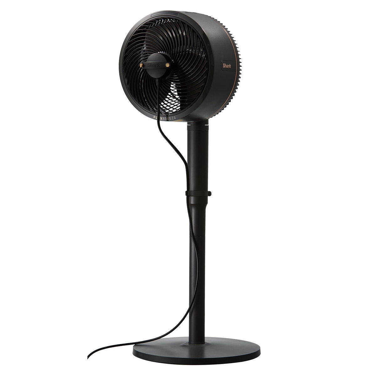 Shark FlexBreeze pedestal fan with misting attachment - Black - 5 speeds - corded or cordless - FA225