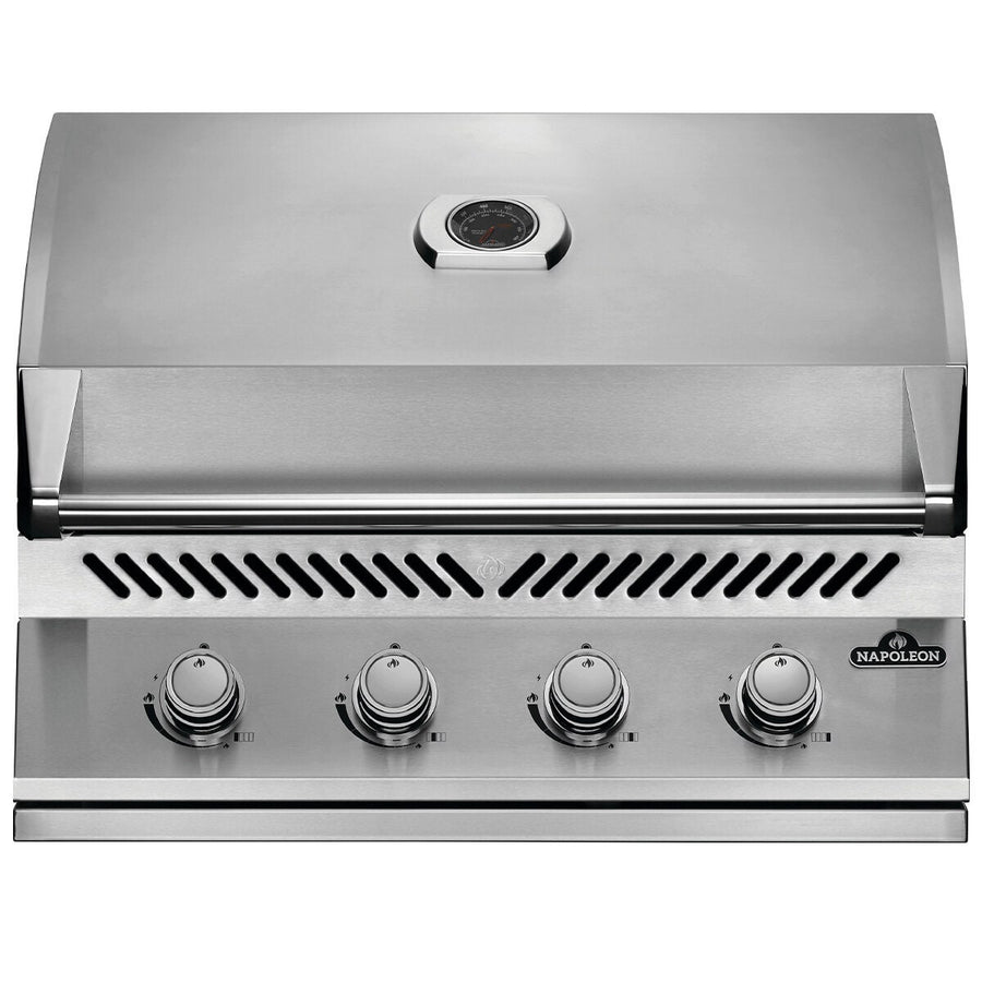 Napoleon Built-In Natural Gas BBQ - 4 Stainless Steel Burners, 304 Stainless Steel - BI32NSS-AU