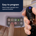 Chamberlain Universal Key Ring Remote Control - 2 Button - Plastic - Durable - SuperSaverAU - view 4