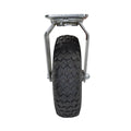 Easyroll 260mm Black Pneumatic Swivel Plate Castor, Outdoor, 140kg