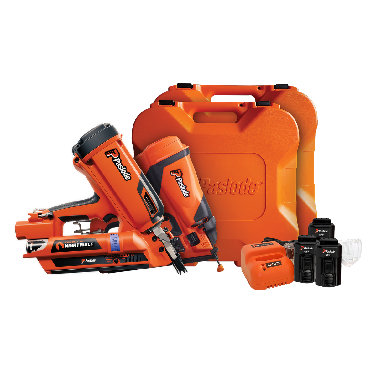 Paslode Nightwolf Pair Framemaster Trimmaster Angle - 330mm x 463mm - Lightweight, Efficient