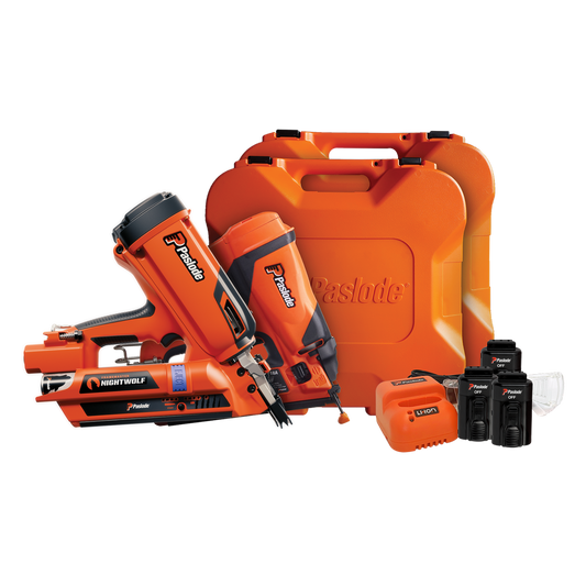 Paslode Nightwolf Pair Framemaster Trimmaster Angle - 330mm x 463mm - Lightweight, Efficient