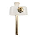 Remsafe Multi Bolt - 21mm - White Powdercoat Steel - Lockable - SuperSaverAU - view 2