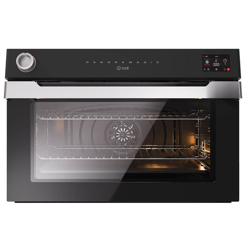 ILVE 90cm Panoramagic Series built-in oven - 110L, 15 functions, matte black, rotisserie - OV91PMT3MK