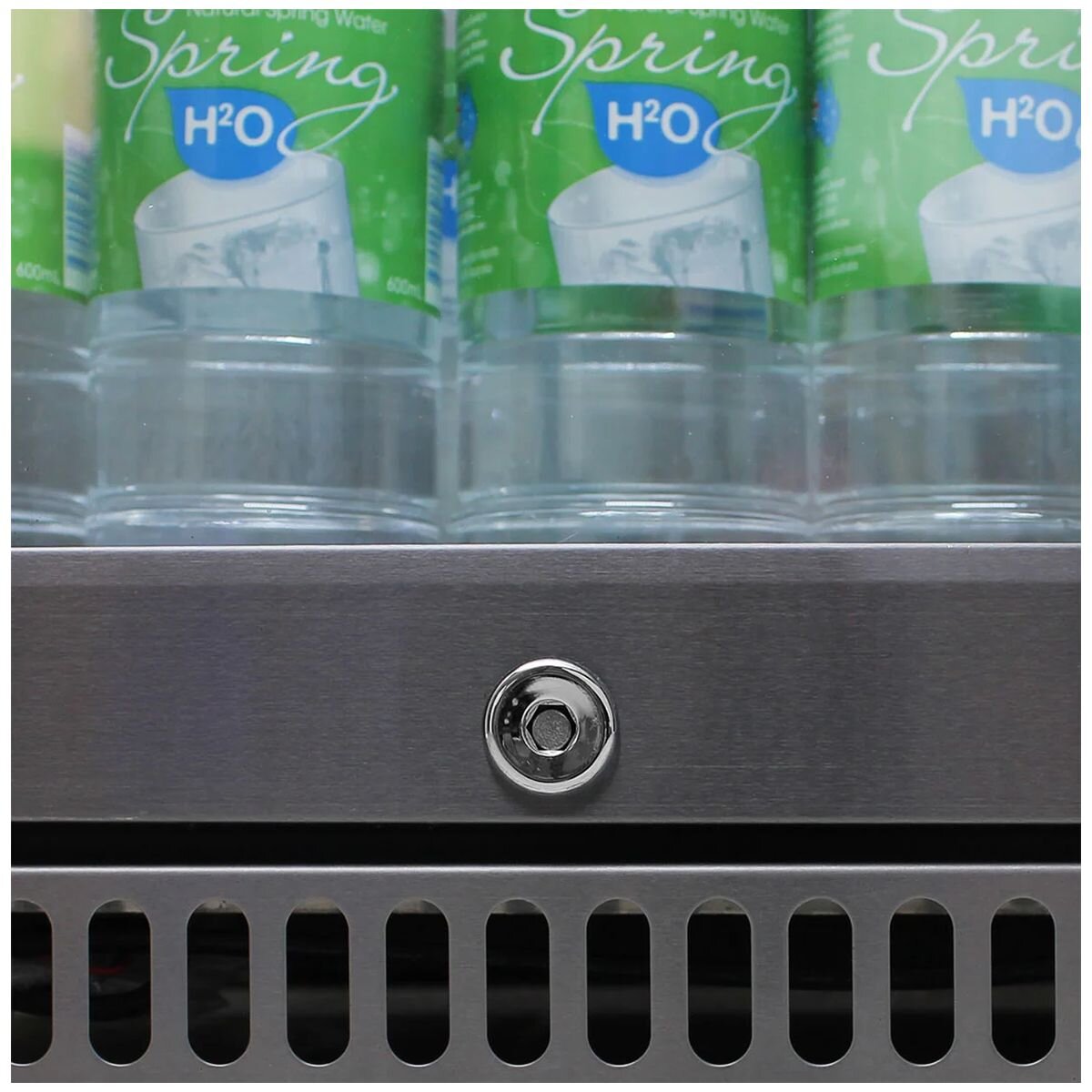 Schmick 118L alfresco bar fridge - 304 stainless steel, heated triple glazed door, left hinge - SK118L-SS