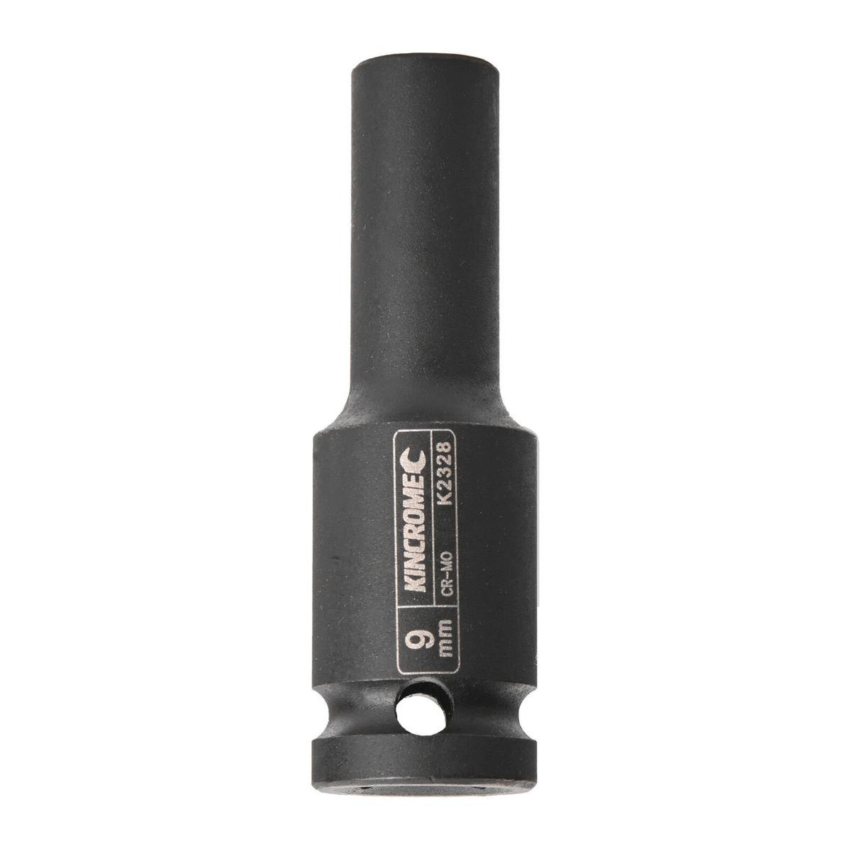 Kincrome 9mm Deep Impact Socket - 1/2 Drive - Chrome Molybdenum Steel - Black - SuperSaverAU - view 1