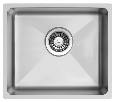 Artusi Strand Single Bowl Sink - AISI 304 Polished Stainless Steel, 1mm Thick - STRAND