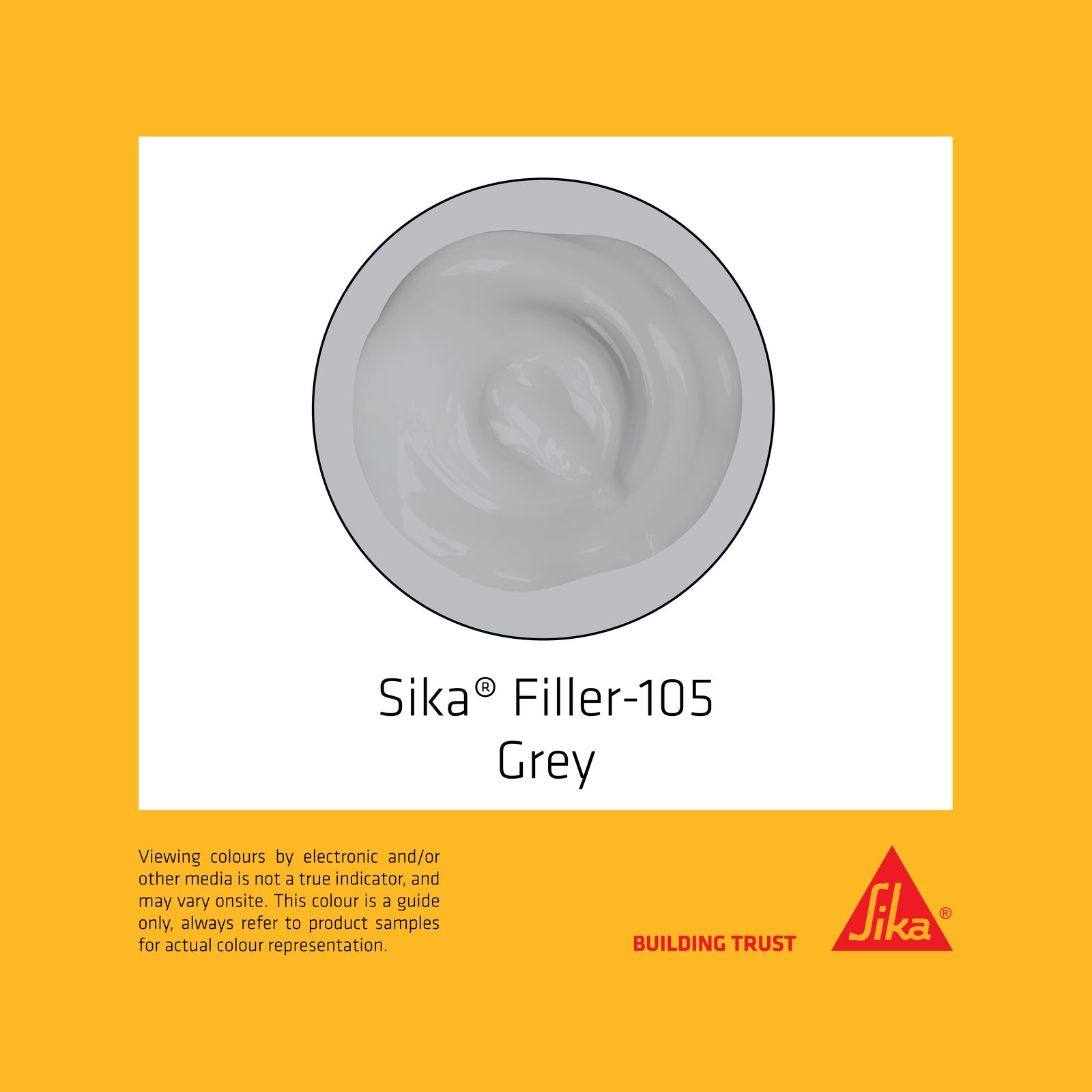 Sika Filler-105 Coarse Surface Filler 250ml Light Grey Ready to Use Paintable Sandable