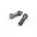 Zenith M16 x 75mm Hot Dip Galvanised Hex Head Bolt and Nut - 4.6 Grade Steel