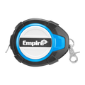 Empire 30m Closed Case Long Steel Tape Measure, Belt Clip, Metric Graduations