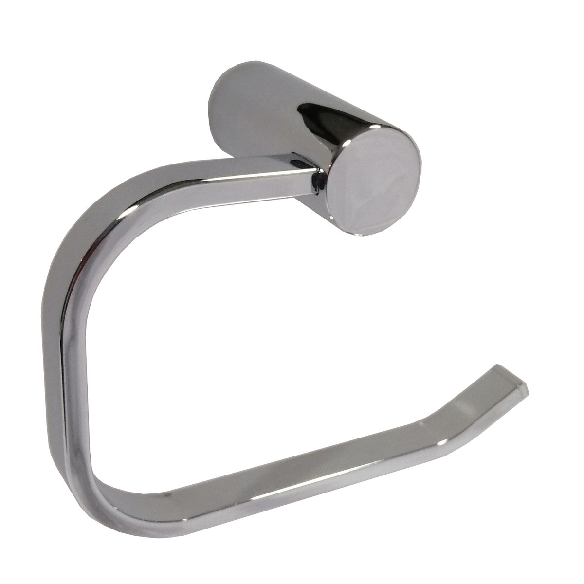 Barelli Chrome Ambiente Single Toilet Roll Holder - 1 Roll - Chrome - 90mm x 145mm x 50mm - SuperSaverAU - view 1